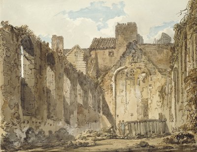 The Ruins of the Chapel in the Savoy Palace, London by Thomas Girtin